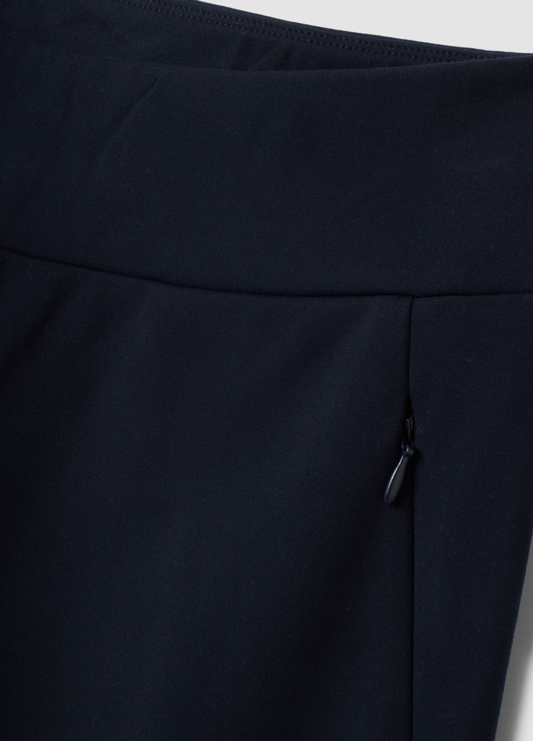 Blue stretch wide-leg trousers ALTAVIA STUDIO
