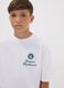 White pure cotton Celtics print T-shirt for boys_2