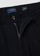 Black straight-leg trousers in stretch cotton twill_6