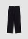 Pantaloni carpenter neri a coste over fit_0
