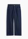 Straight-leg pure cotton denim jeans_6