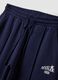 Blue cotton-blend straight-fit joggers_1