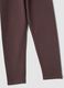 Leggings marroni in cotone organico elasticizzato skinny fit_3
