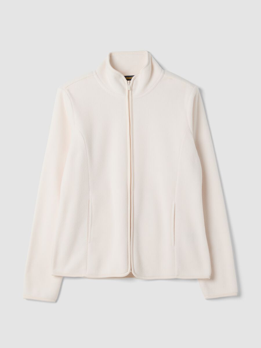 Off-white crew-neck zip sweatshirt_0