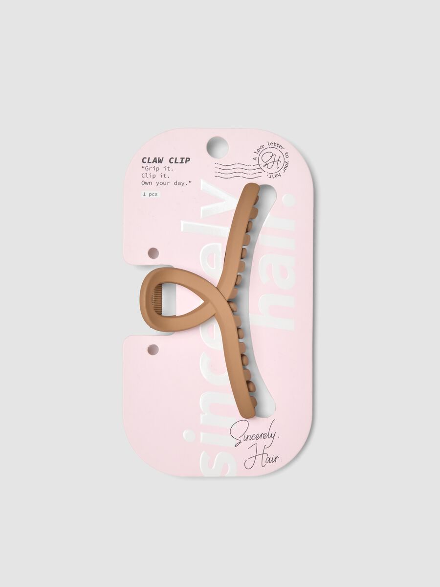 SINCERELY HAIR Mocha Claw Clip_0