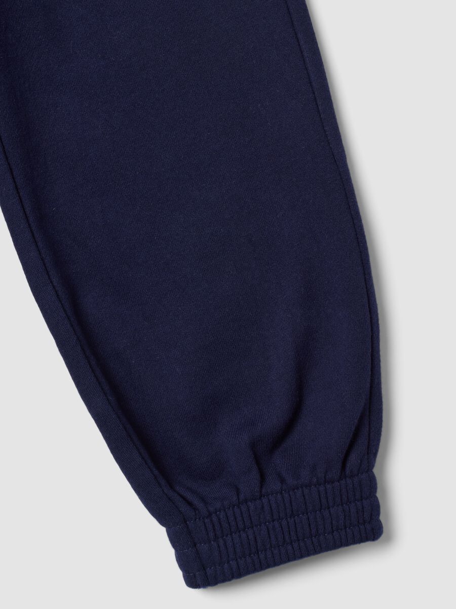 بنطال جوجر أزرق من القطن العضوي_3