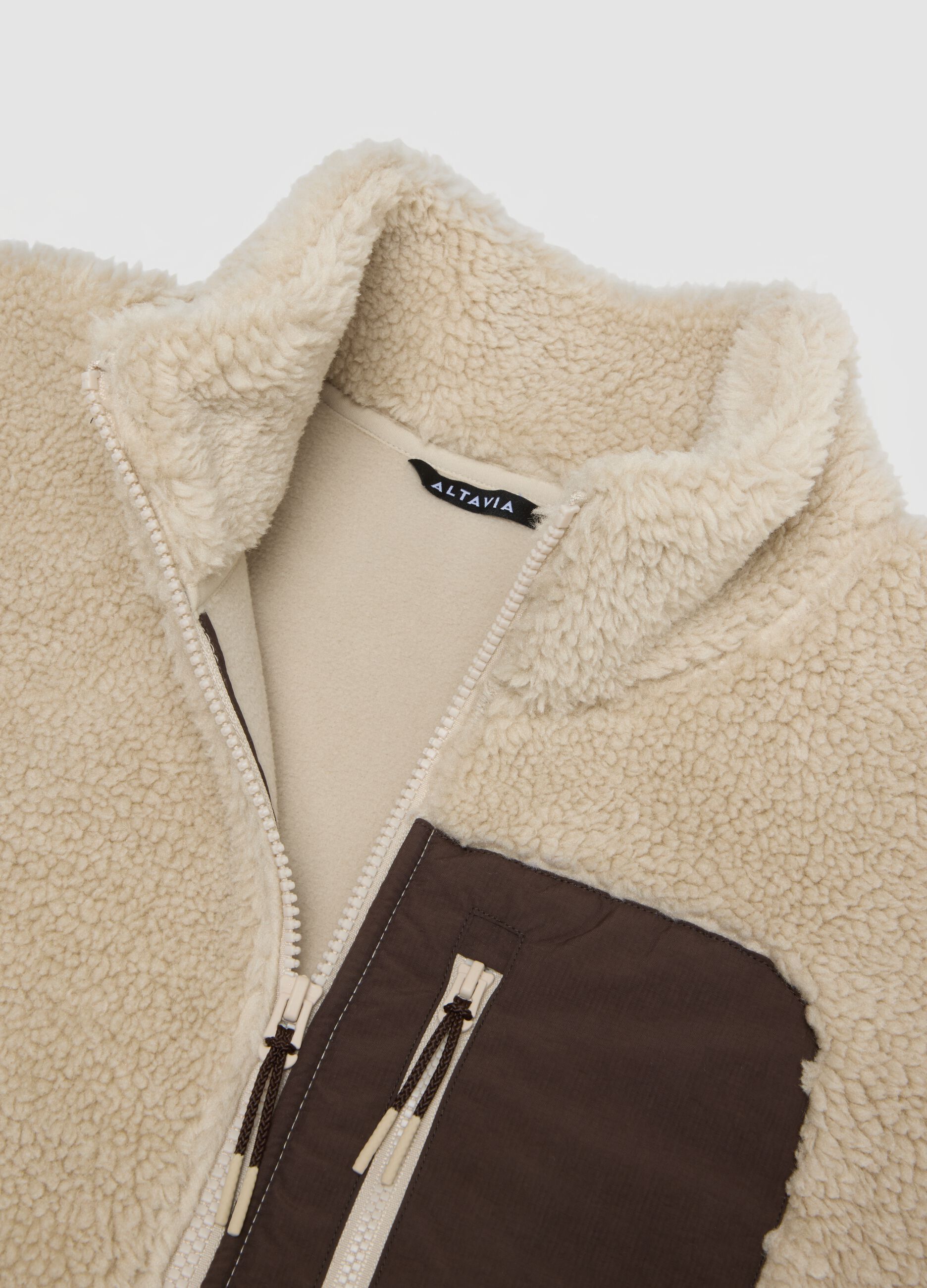 Giacca Sherpa Full Zip ALTAVIA WITH DEBORAH COMPAGNONI
