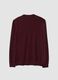 Red cotton and cashmere-blend crew-neck jumper_2