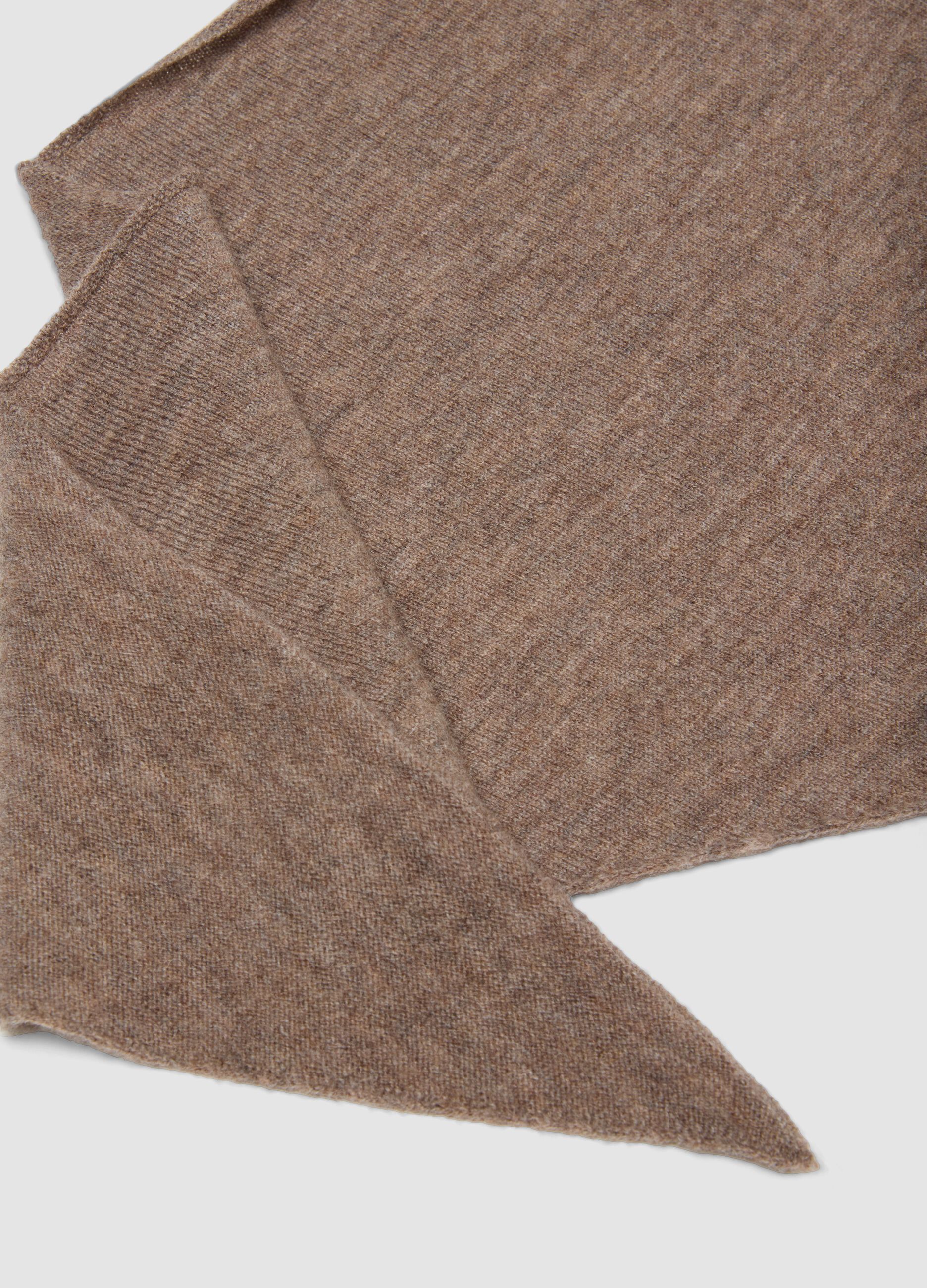 Grey Pure Wool Scarf