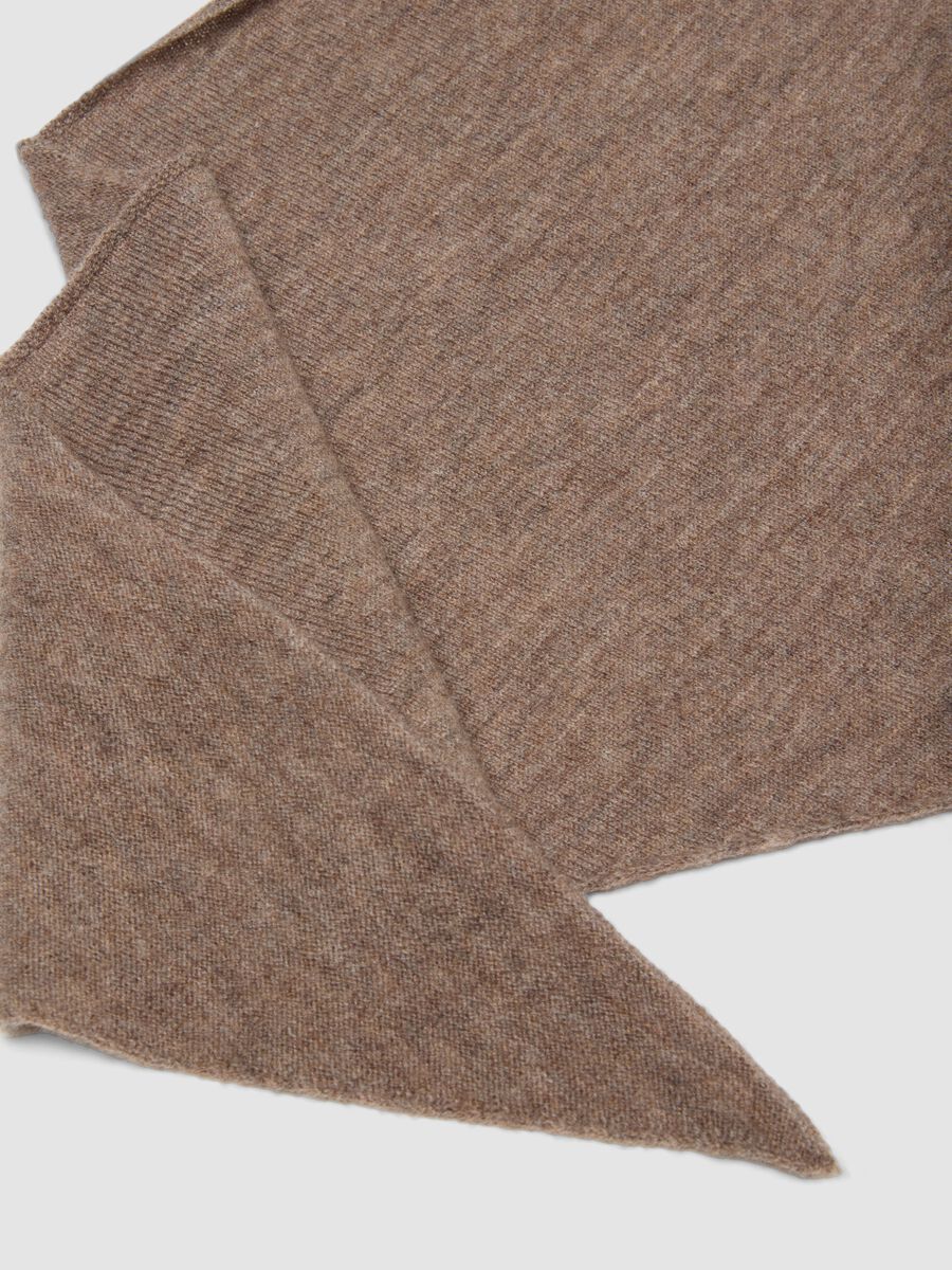 Grey Pure Wool Scarf_1