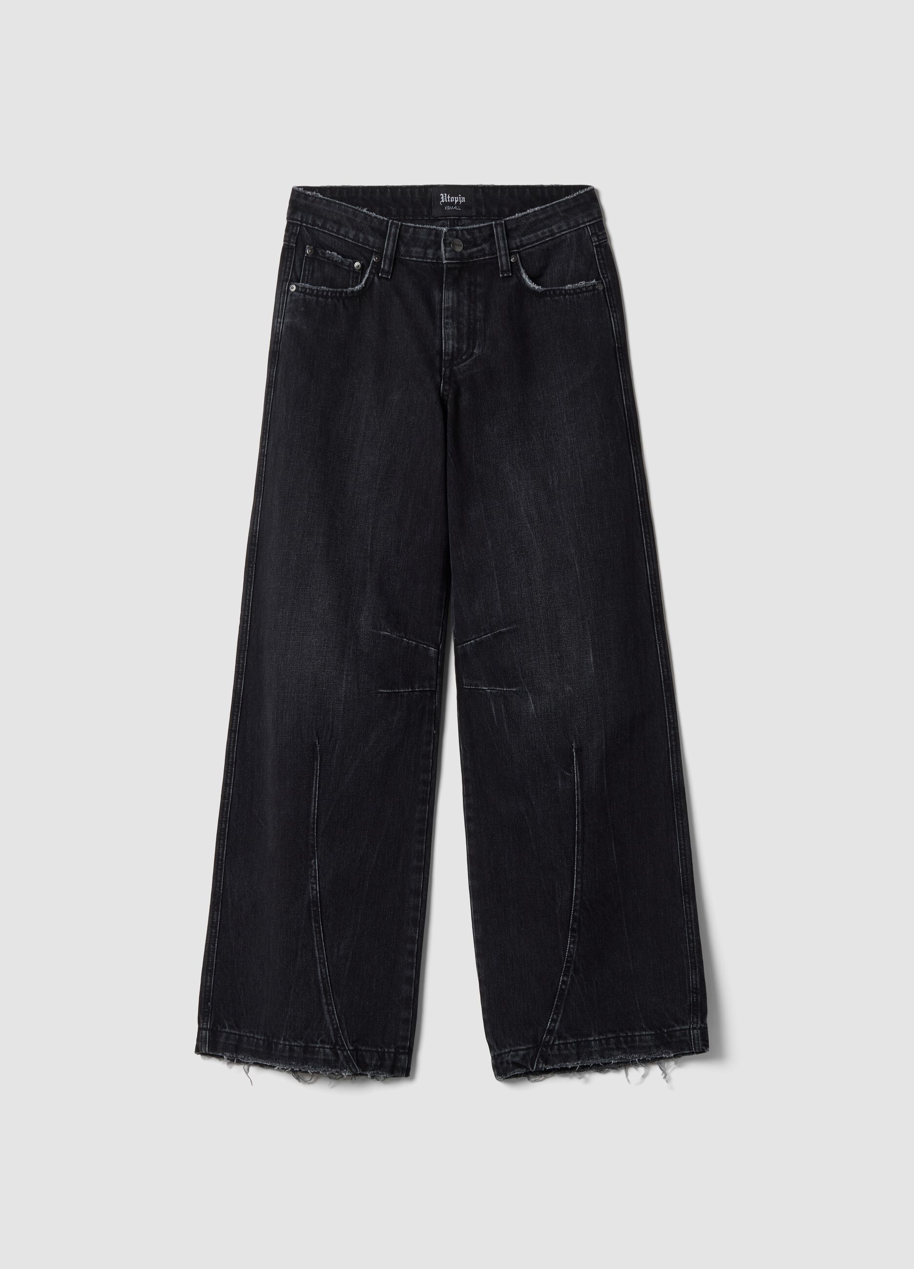 Barrel Denim Black