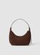 Brown hobo bag in stretch fabric_2