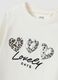 T-shirt bianca in cotone elasticizzato con girocollo_2