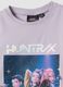 Purple stretch cotton T-shirt with K-Pop Demon Hunters print_2