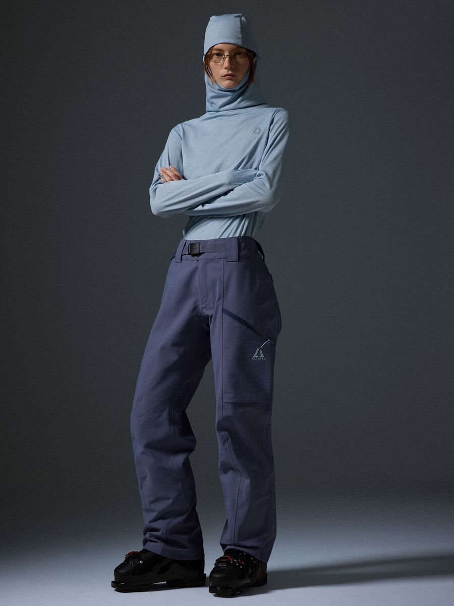 Blue Breathable Hooded T-Shirt ALTAVIA WITH DEBORAH COMPAGNONI_2