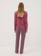 Pink pure organic cotton pyjamas with Henley neckline_3