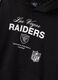 هودي أسود بمزيج قطني مع طبعة Raiders_1