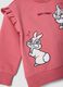 Completo rosa in cotone organico elasticizzato con stampa Bambi_2