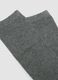 Grey socks in stretch organic cotton_1