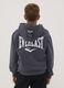 Grey full-zip cotton-blend hooded sweatshirt for boys_2
