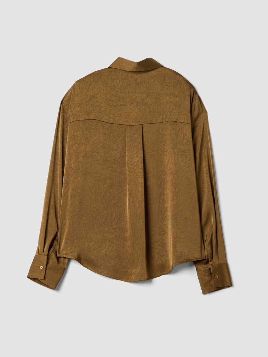 Green regular-fit shirt with classic collar_6