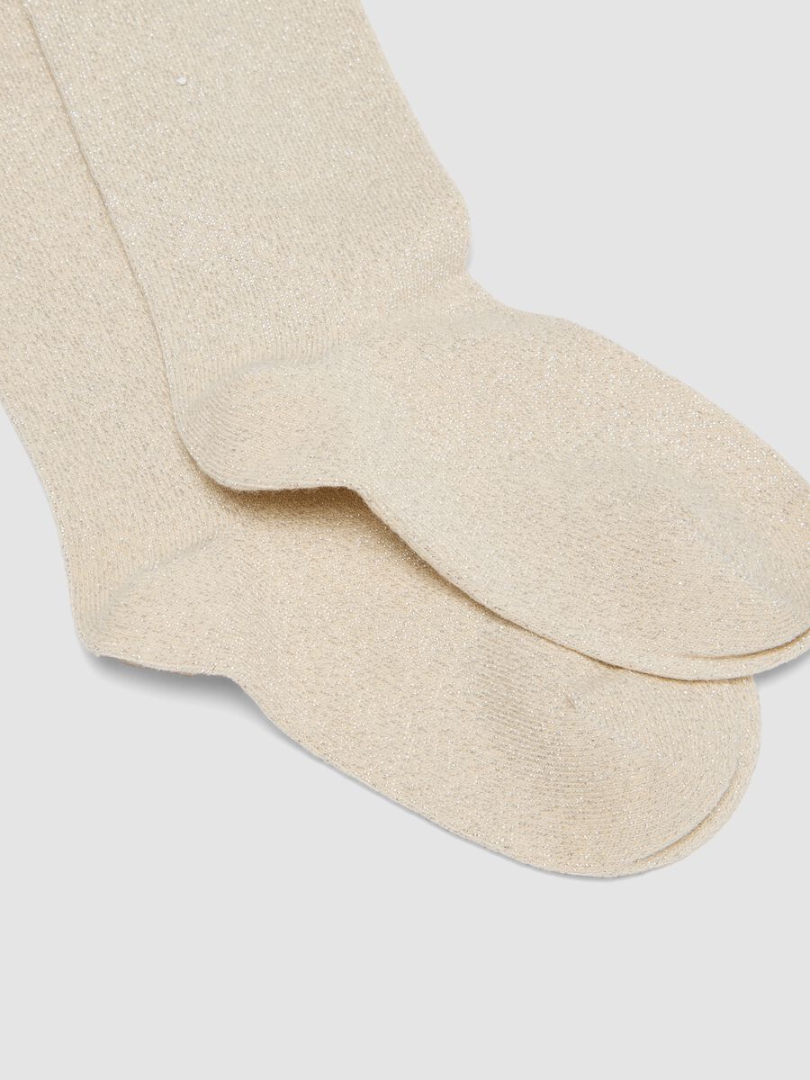 2-pack of multicolour long socks in stretch organic cotton_2