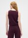 Purple fibre blend vest_1