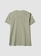 Grey regular-fit short-sleeve pure cotton T-shirt_1