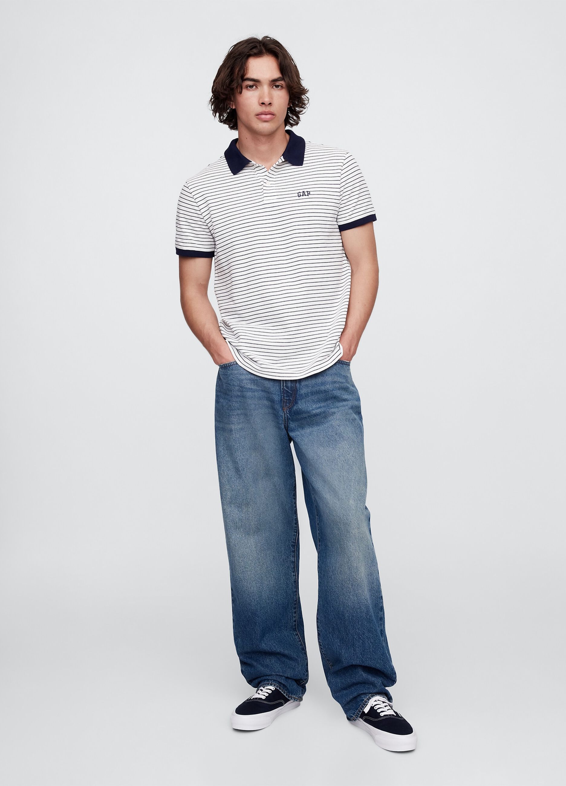 Striped Polo Shirt