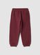 Pantaloni jogger marroni in puro cotone organico relaxed fit_1