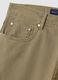 Pantaloni beige in cotone elasticizzato slim fit_6