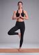 Black high-waisted breathable stretch leggings ALTAVIA STUDIO_3