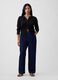Straight-leg pure cotton denim jeans_4