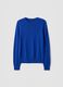 Blue pure wool crew-neck jumper_0