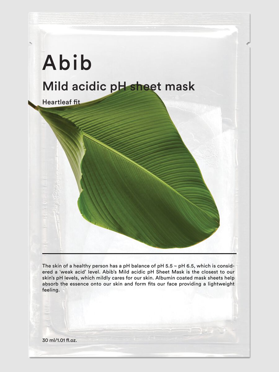 ABIB Mild Acidic pH Heartleaf Fit Sheet Mask - Korean Skincare_0
