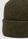 Khaki Brown Stretch-Fabric Beanie_2