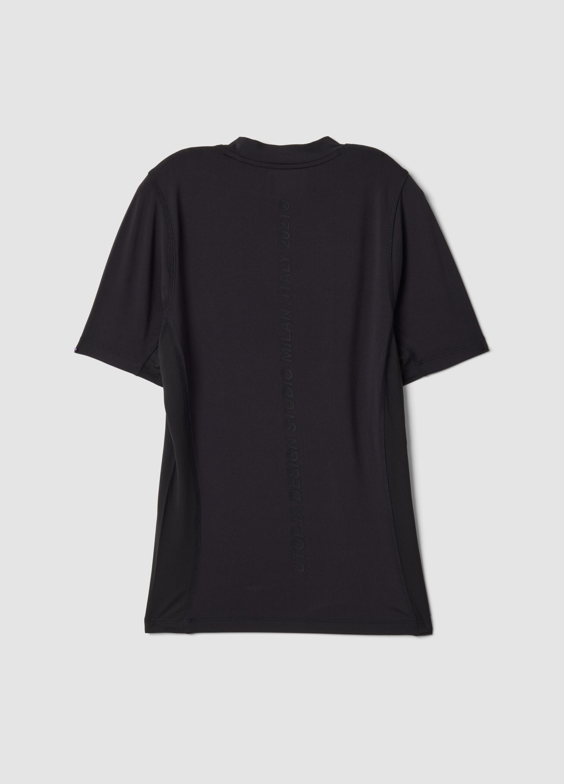 Techincal T-shirt Fitted Black