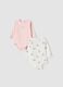 Bipack body in puro cotone organico con stampa Winnie The Pooh_0
