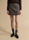 Multicoloured checked wool and viscose-blend skirt_1