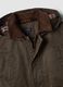 Green water-repellent padded cotton-blend jacket with hood_4