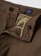 Men's brown slim-fit stretch cotton twill chino trousers_5