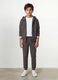 Grey organic cotton jogger trousers_0