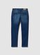 Boys' blue slim-fit stretch cotton jeans_1