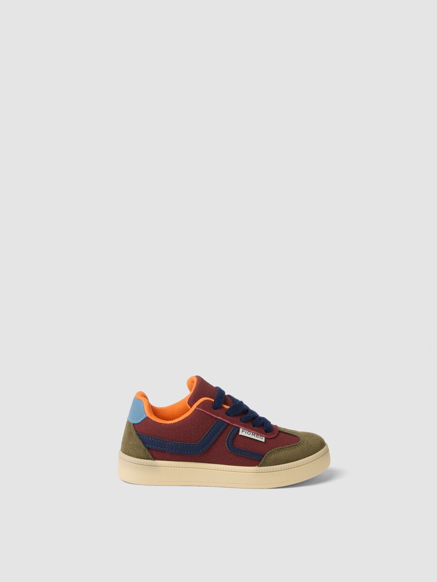 Multicolour trainers with contrast details_0
