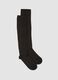 Black knee-high stretch socks_0