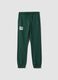 Green pure cotton joggers_0