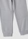 Pantaloni jogger grigi in puro cotone regular fit_3
