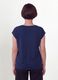 Blue pure viscose V-neck T-shirt, regular fit_3