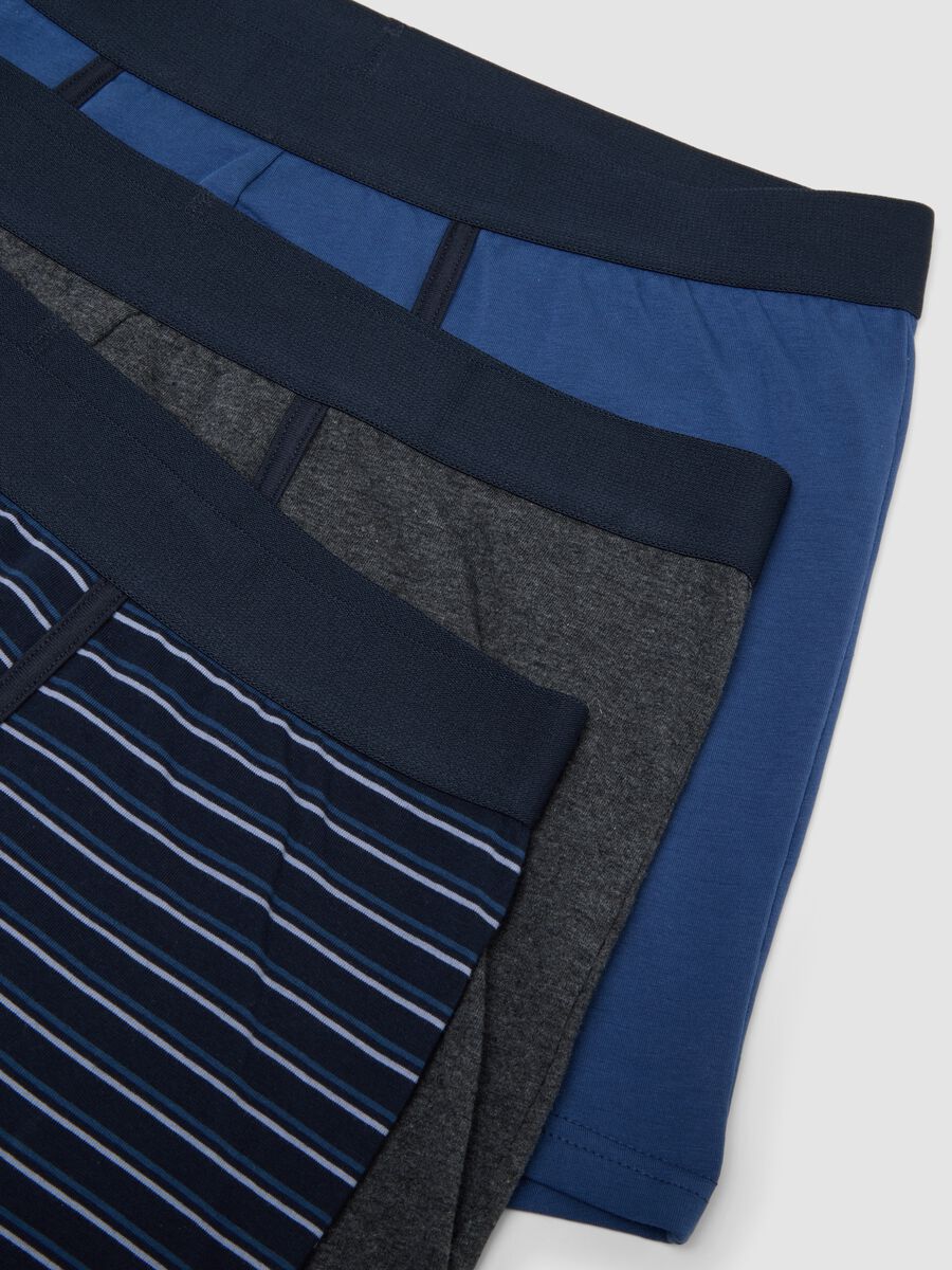 Multicolour organic stretch cotton midi boxer 3-pack_2