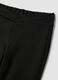 Pantaloni neri flare in viscosa elasticizzato_2